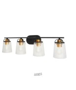 Progress Lighting- Antique Bronze Bath Light Vintage Bulbs Included - $98.46 CAD