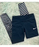 Nike Power Epic Running Athletic Leggings Size Small Green Silver Womens - €25,79 EUR