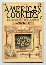 American Cookery January 1938 Boston Cooking School Marmalade Recipes Menus - £11.05 GBP