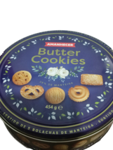 Portugal Luxury Butter Cookies Biscuits Tin 454g - 1 pound Biscuit Assor... - $404.50 MXN