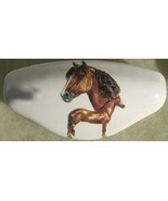 Ceramic Cabinet Drawer Pull Horse Morgan - $11.33 CAD