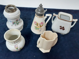 Estate Lot of 5 Pieces of Vintage and Antique Pottery and China - £28.96 GBP