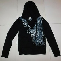 Infamous Deadly Rose Pullover Hooded Sweatshirt Size Small Brand New - £31.24 GBP