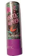 Almay Lip Vibes Matte Finish Lipstick 190 INSTA QUEEN Purple New Sealed - $9.21