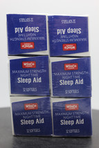 6 Pack! WinCo Foods Sleep Aid, Diphenhydramine HCI 50 mg, 32 Softgels each - $19.34