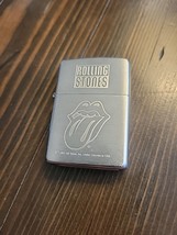 Rare Rolling Stones Engraved Tour  Zippo Lighter Lifetime Warranty - $75.95