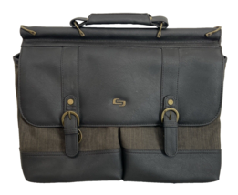 NWT Solo New York Thompson 15.6&quot; Laptop Briefcase Brown Olive - $75.99