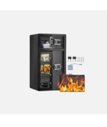 VEVOR Double Doors 7.2 cu.ft Safe Box with Key Lock &amp; Password &amp; Firepro... - $189.99