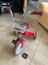 Triciclo epoca Italtrike, sella regolabile e cestino. - $1,698.56 MXN