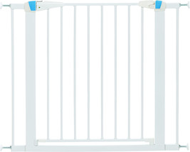 MidWest Glow in the Dark Steel Pet Gate White 29&quot; tall - 1 count MidWest... - £103.86 GBP