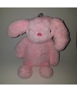 Petlou Pink Bunny Rabbit Plush Pet Dog Toy Squeaker Crinkle Ears 11&quot; Stu... - £19.49 GBP