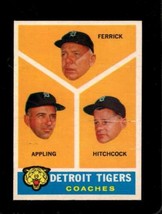 1960 Topps #461 Tigers Coaches Ex Tigers *X72929 - £5.94 GBP