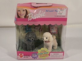 Vintage Barbie Pet Lovin Puppy Twins Poodles With Accessories New - £66.63 GBP