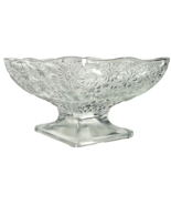 4 Vintage Indiana Glass Diamond Shaped Daisy Flower Pattern Open Candy Dish - £29.31 GBP
