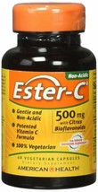 American Health, Ester C 500 with Citrus Bioflavonoids, 60 Vegg Capsules - £14.75 GBP