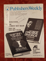 Publishers Weekly Book Trade Journal Magazine April 15 1974 Richard Adams - £13.05 GBP