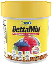 Tetra BettaMin Small Floating Pellets: Immune-Boosting Siamese Fighting Fish Foo - £2.29 GBP+