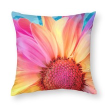 Mondxflaur Sunflowers Pillow Case Covers for Couches Sofas Polyester Decorative - £8.69 GBP+