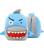 Anykidz 3D Blue Shark School Backpack Cute Animal With Cartoon Designs C... - £32.31 GBP