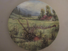 THE FORGOTTEN PLOW collector plate MAURICE HARVEY Country Nostalgia HAND... - £15.72 GBP