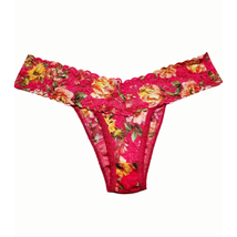 NEW Hanky Panky OS La Vida Loca Low Rise Rolled Thong Pink Laces - $18.99