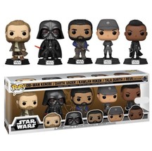 Funko Pop! Star Wars Exclusive 5-pack Obi-wan Kenobi, Darth Vader, Kawla... - $39.00