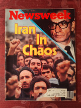 NEWSWEEK magazine January 8 1979 Iran In Chaos Cambodia Teen Drinking - £11.14 GBP