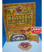 100 Adult Party Poppers (5 Boxes!) Mandarin Red Snaps SUPER LOUD! Adult Poppers! - $14.99