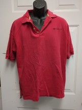 Eagle Dry Goods Co Men’s Red Embroidered Polo Shirt  - Large - £7.90 GBP