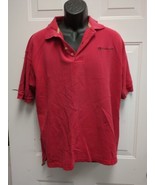 Eagle Dry Goods Co Men’s Red Embroidered Polo Shirt  - Large - $9.89