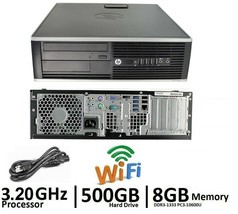 HP Desktop Business FAST PC Computer 3.2GHz 8GB Memory 500GB HDD Windows 10 Pro - £95.88 GBP