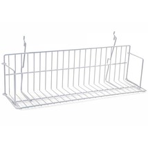 24&quot; Wide Video Shelf for Slatwall, Gridwall or Pegboard -Box of 3 White - $39.26