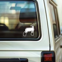 Show Lamb Cute Vinyl Decal Sticker Bumper Window Laptop Tumbler Water Bo... - $110.34 MXN