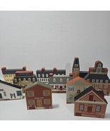 VTG The Cats Meow Village Williamsburg Virginia Collectible Lot Of 10 Si... - €59,72 EUR