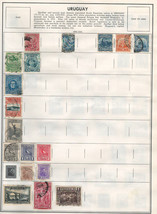 URUGUAY 1889-1948 Very Fine Mint &amp; Used Stamps Hinged on list : 2 Sides - £8.39 GBP