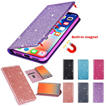 For Samsung Galaxy Note10+/S10/S9/S8/S7 Bling Glitter Leather Wallet Case Cover - £48.02 GBP