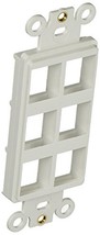 Morris 88120 Decorative DataComm Frame for Keystone Jack and Modular Inserts, 6  - $8.39