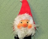 VINTAGE RUBBER FACE SANTA 10&quot; PLUSH ROLY POLY STUFFED ANIMAL ROUND CHRIS... - $25.20
