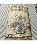 Charles Steinberg Fabric Floral « Rivermist » 12 Yards 1981 Vintage - $81.07 CAD