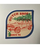 Dutch Bros Sticker December 2021 Station Wagon Christmas Tree Decal - £3.66 GBP