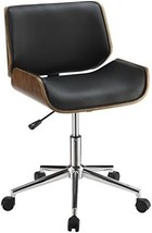 Leatherette Office Chair, Black, By Coaster Home Furnishings. - £144.71 GBP