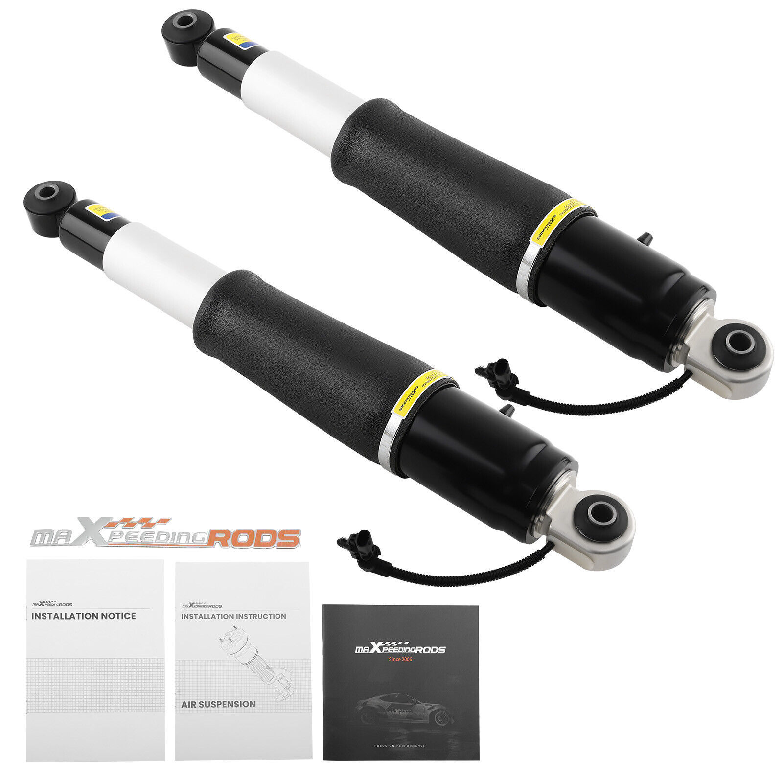 Rear Pair Air Shock Absorbers for Escalade Suburban Tahoe Yukon 23290661 15-20
