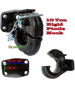 10 Ton Rigid Mount Pintle Hook  20,000lbs Towing Trailer Hitch Hauler Re... - $83.33 CAD