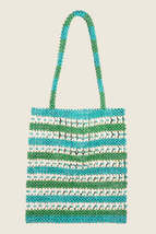 Fame Contrast Wooden Beaded Tote Bag - $68.68 CAD