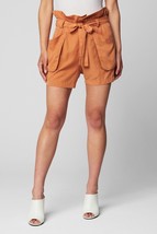 BLANKNYC Womens 100% Lyocell Orange Bohem Belted Malibu Short Size 26 - £23.18 GBP