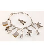 Solvar Sterling Silber Bettelarmband Und Anhänger Set Atemberaubend - €313,25 EUR