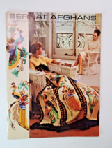 1966 Bernat Afghans Book Contemporary Traditional Styles #132 Knitting &amp;... - $9.85