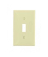1-Gang Toggle Standard Size Switch Wallplate,Thermoplastic Nylon, Ivory - $144.38 MXN