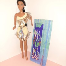 Bead So Pretty Pocahontas 18&quot; Doll Supersize Barbie Disney Large Mattel ... - $29.70