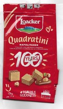 Loacker-Quadratini Napolitaner 100 years wrapper - €4,34 EUR